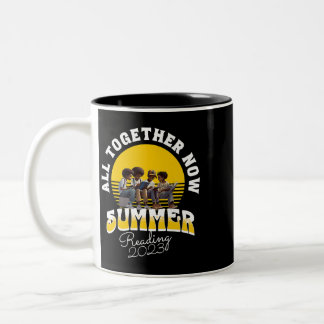 Summer Reading All Together Now Teachers Students Two-Tone Coffee Mug