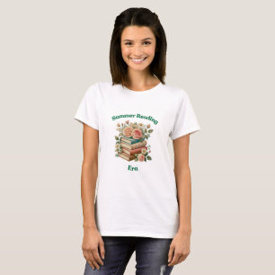 Summer Reading Era Tee – Book Lover’s Floral Shirt