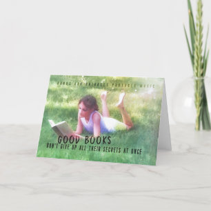 SUMMER READING Greeting Card