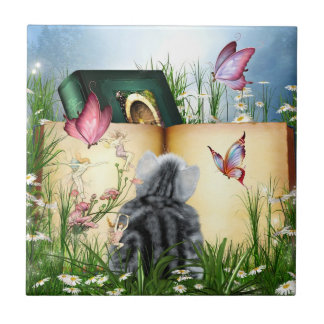 Summer reading tile