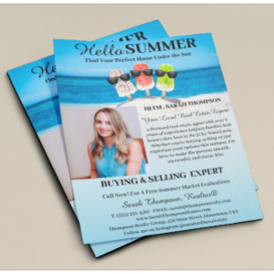 Summer Real Estate Introduction Flyer
