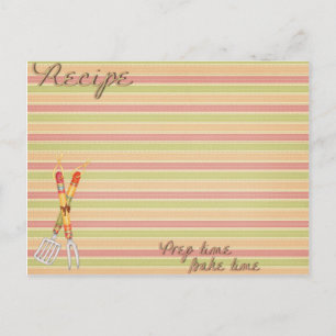 Summer recipe card