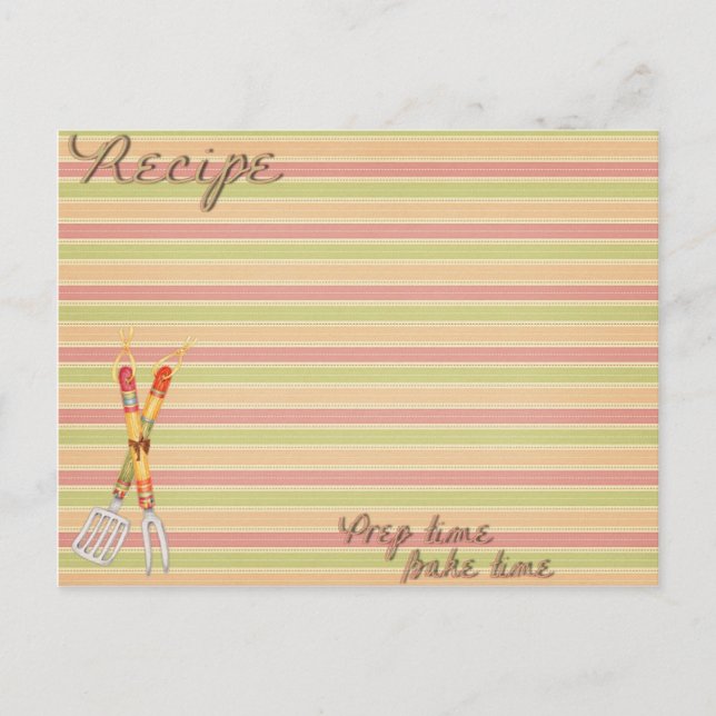 Summer recipe card (Front)