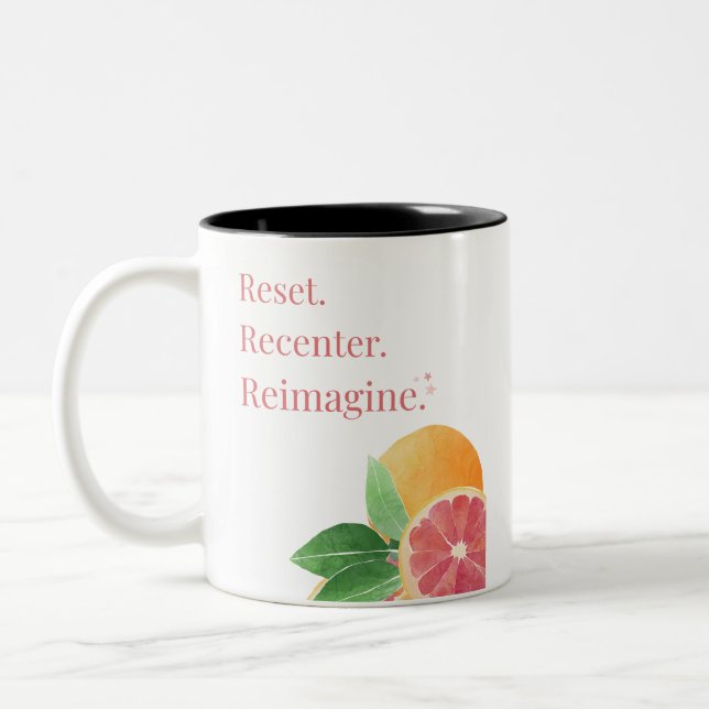 Summer Reset Two-Tone Coffee Mug (Left)