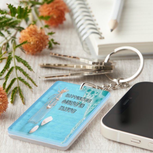 Summer Resorts Near Me Key Ring (Front Right)