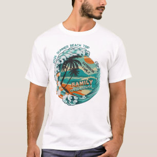 Summer Retro Family Reunion Beach Trip Vacation T-Shirt