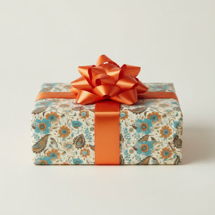 Summer Retro Wrapping Paper