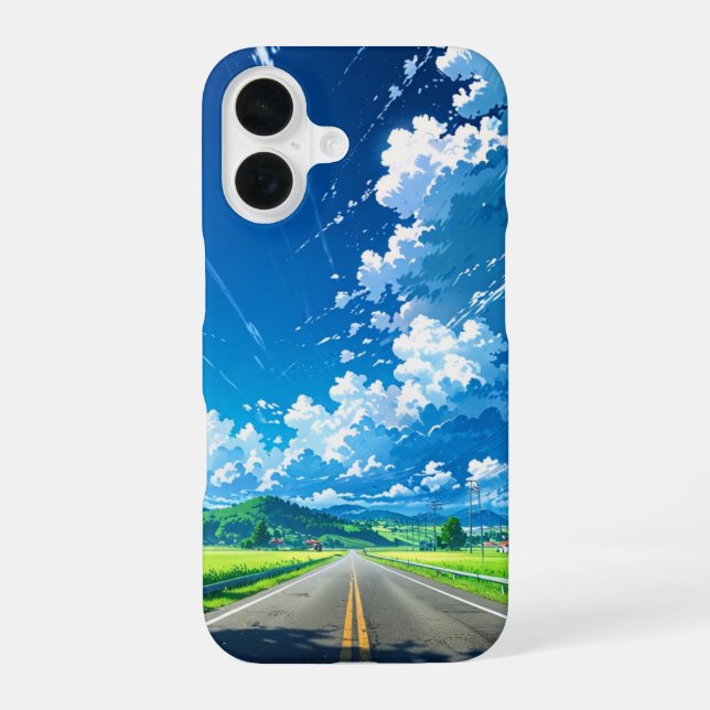 Summer Road Trip Adventure iPhone 16 Case (Back)