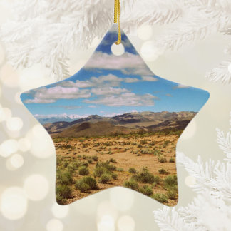 Summer Road Trip Vacation Two-Sided Photo Ceramic Tree Decoration