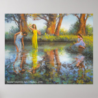 Summer romantism. poster