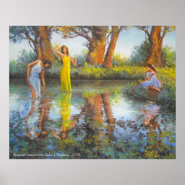 Summer romantism. poster (Front)