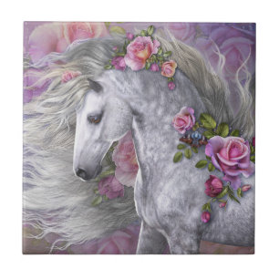 Summer Rose Art Tile