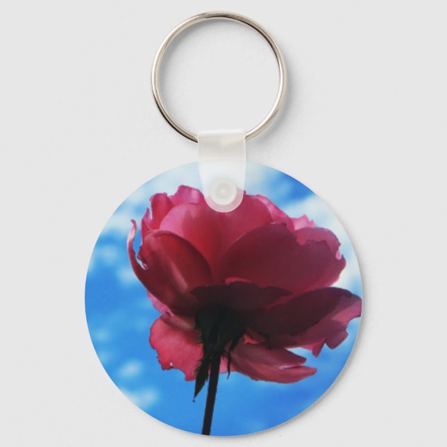 Summer Rose Key Ring (Front)