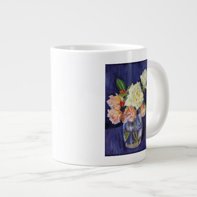 Summer Roses 2007 Large Coffee Mug (Front Right)