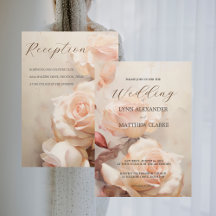 Summer Roses Elegant Wedding 