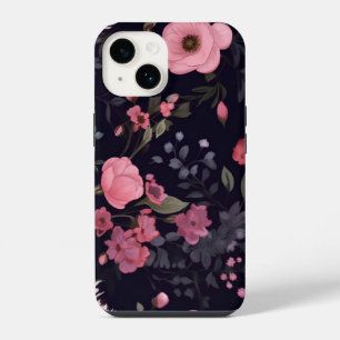 Summer Roses On Black iPhone 14 Case