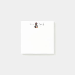 Summer Rottweiler Post-it Notes