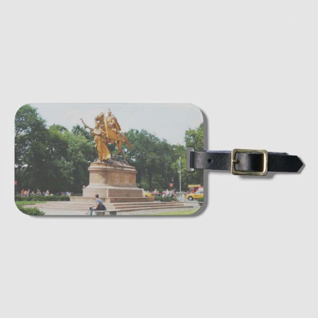 Summer´s day in Central Park Luggage Tag (Front Horizontal)