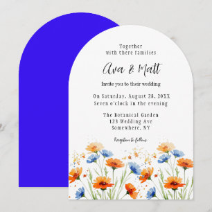 Summer’s Embrace Wildflower Wedding Invitation
