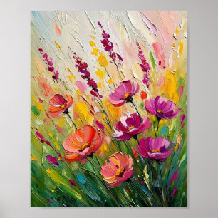 Summer’s Kinetic Bloom Poster
