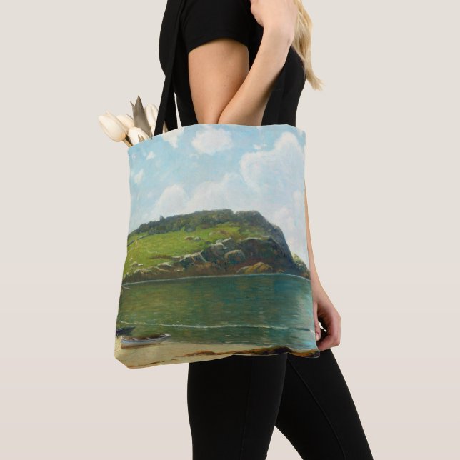 Summer Sailing Tote Bag (Close Up)