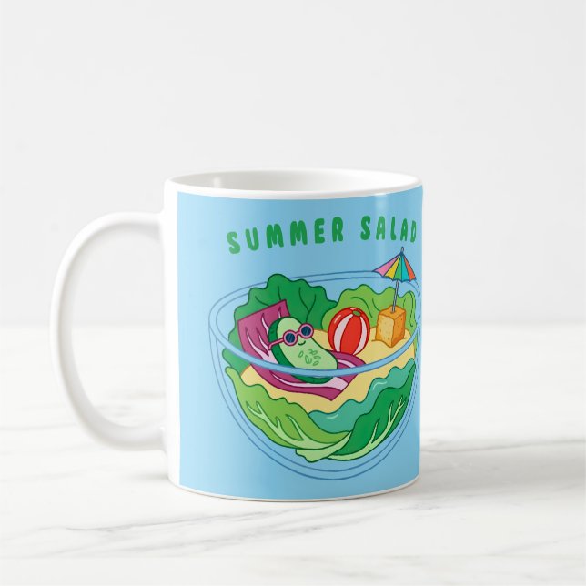 Summer Salad Coffee Mug (Left)