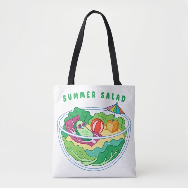 Summer Salad Tote Bag (Front)