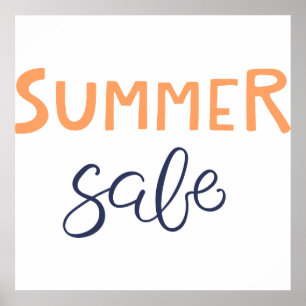 Summer sale poster
