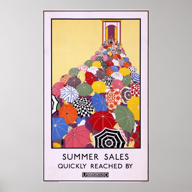 Summer sales quickly reached by Underground Poster (Front)