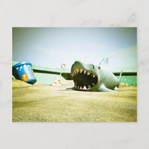 Summer Sand Box Fun 01 Postcard