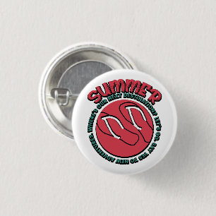 Summer Say Yes To New Adventure 3 Cm Round Badge