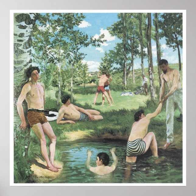 Summer Scene, 1869 Poster (Front)