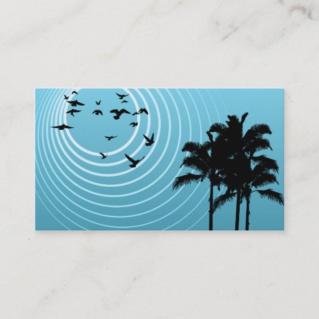 summer scene business card (Front)