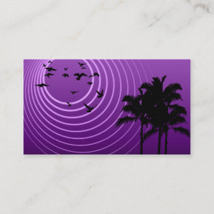 summer scene business card