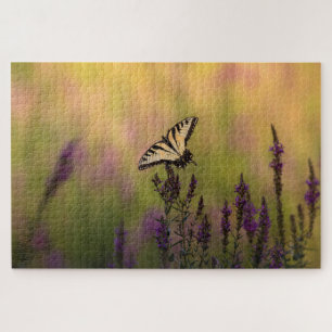 Summer Scene, Butterfly and Loosestrife Jigsaw Puzzle