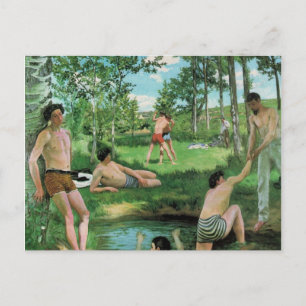Summer Scene, Frederick Bazille Postcard