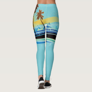 Summer Scene Leggings