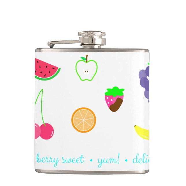 Summer Scents Hip Flask (Front)