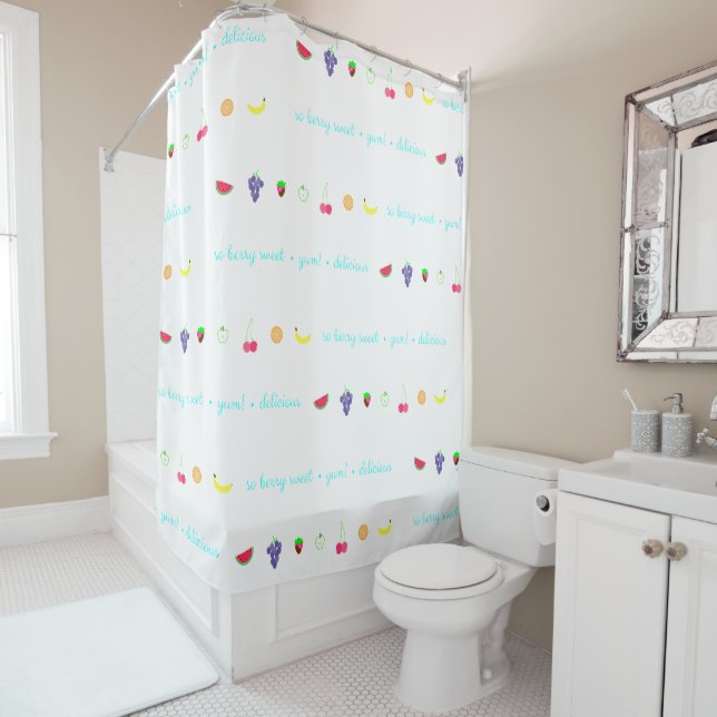 Summer Scents Shower Curtain (In Situ)