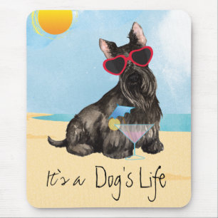 Summer Scottish Terrier Mouse Mat