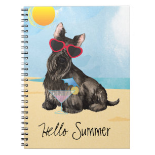 Summer Scottish Terrier Notebook