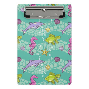 Summer Sea Pattern Mini Clipboard