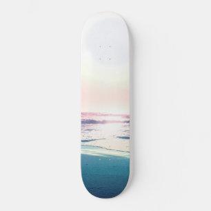 Summer Sea Sunset Tropical Beach Photo Skateboard