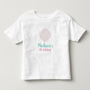 Summer Seashell Birthday Party Toddler T-Shirt