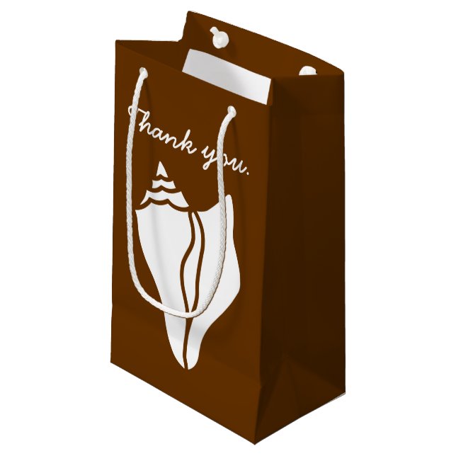Summer Seashells in Chocolate Gift Bag (Front Angled)