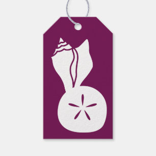 Summer Seashells in Wine Gift Tag