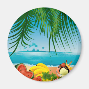 Summer Seaside Magnet