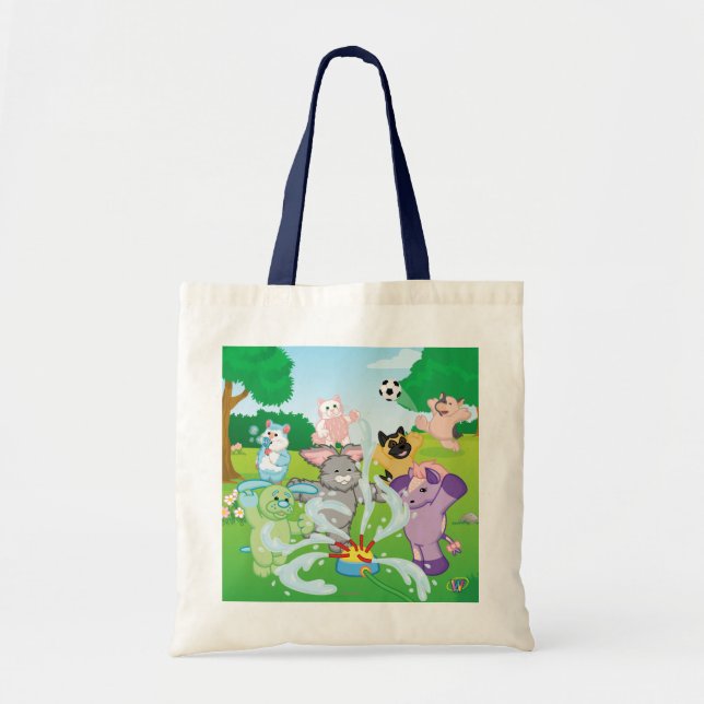 Summer Sensation Sprinkler Tote Bag (Front)