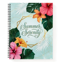 Summer Serenity Tropical Hibiscus Floral