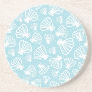 Summer Shell Pattern Coaster